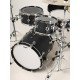 UBb-BL-1816/4 Барабанная установка компактная "Ракушка", чёрная, Мастерская Бехтеревых