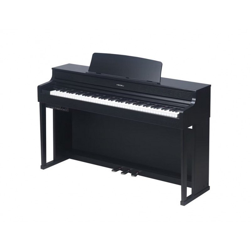 UP405E-PVC-BLACK Цифровое пианино, черное, Medeli