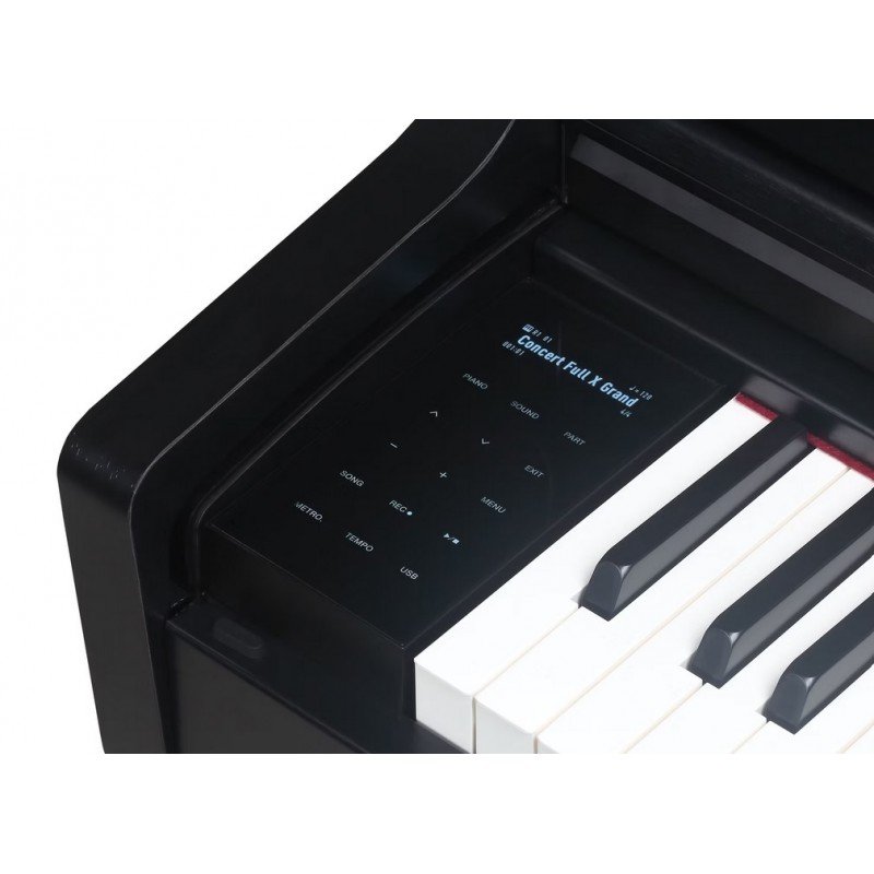 UP405E-PVC-BLACK Цифровое пианино, черное, Medeli