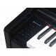 UP405E-PVC-BLACK Цифровое пианино, черное, Medeli