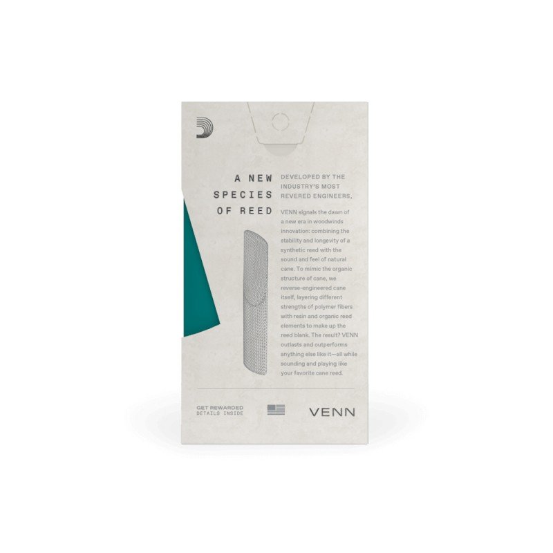 VBB0120G2 VENN Синтетическая трость для кларнета Вb, размер 2.0, Rico