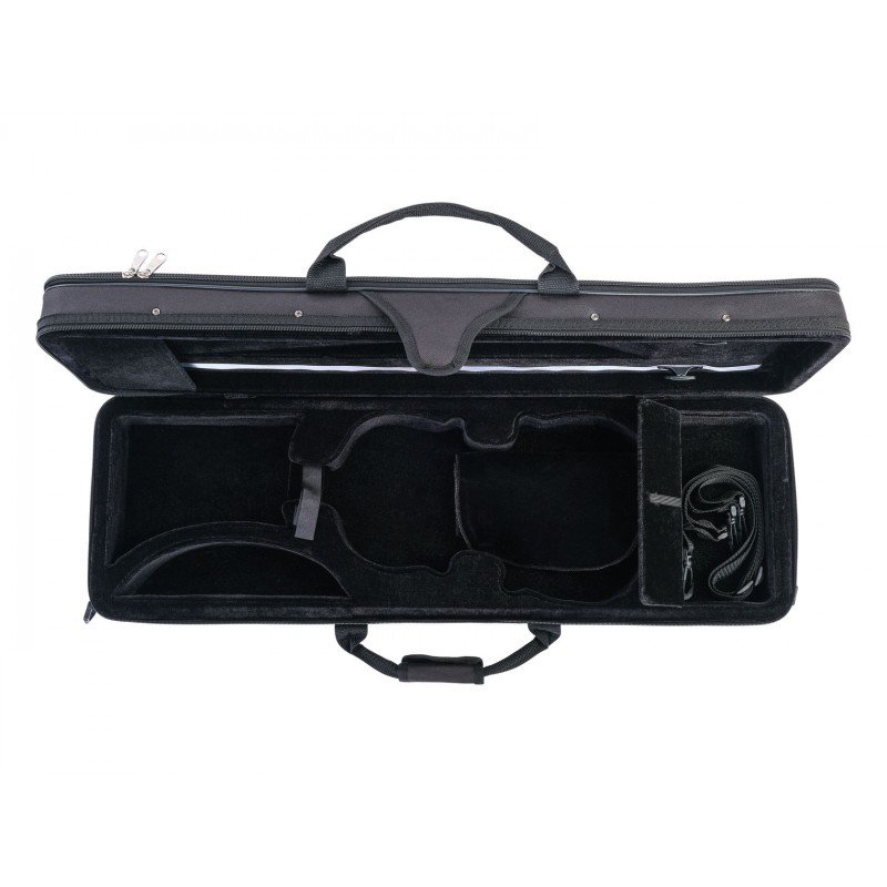 VC-350-BK Футляр для скрипки размером 4/4, черный, прямоугольный, Mirra