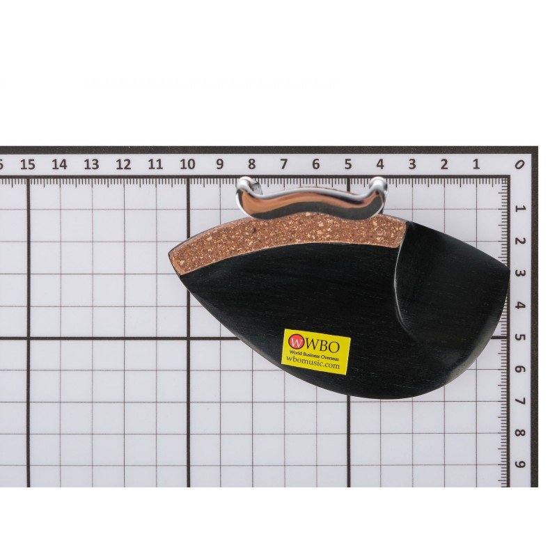 VC05Eh-4/4 Подбородник для скрипки, модель Teka, крепление Hill, черное дерево, WBO