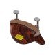 VC06Rh-4/4 Подбородник для скрипки, модель Stuber, крепление Hill, палисандр, WBO