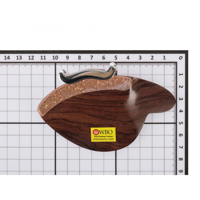 VC06Rh-4/4 Подбородник для скрипки, модель Stuber, крепление Hill, палисандр, WBO