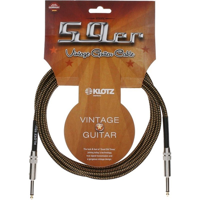 VIN-0600 59 Vintage Кабель инструментальный, 6м, Klotz VIN-0600 59 Vintage Кабель инструментальный, 6м, Klotz