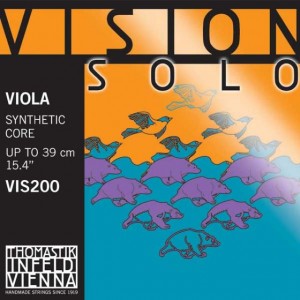 VIS200 Vision Solo Комплект струн для альта размером 4/4, среднее натяжение, Thomastik