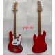 VJB4-RD Бас-гитара, красная, VIVA