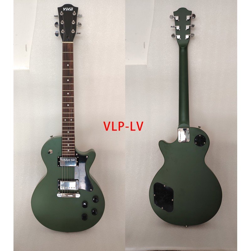 VLP-LV Электрогитара, зеленая, VIVA