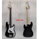 VPB4-BK Бас-гитара, черная, VIVA