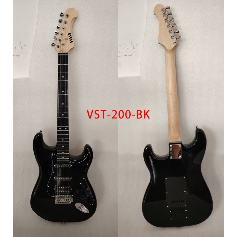 VST-200-BK Электрогитара, черная, VIVA