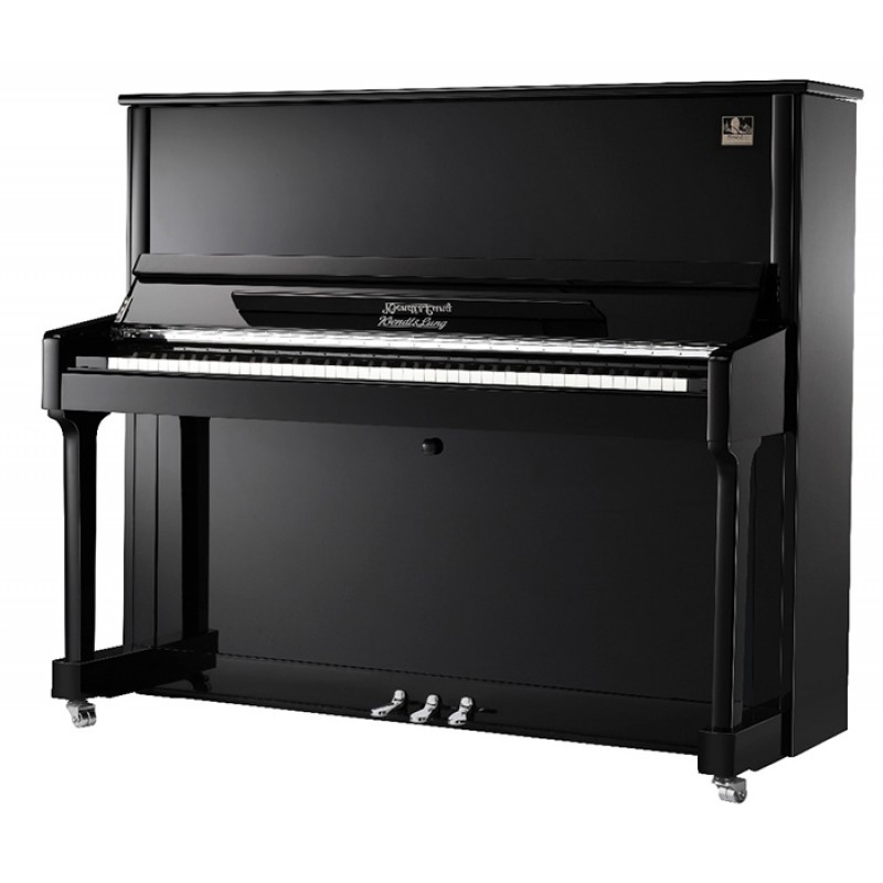 W130BL Пианино акустическое, черное Wendl&Lung