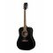 W81-WBAG-BKS Акустическая гитара, черная, с чехлом Parkwood