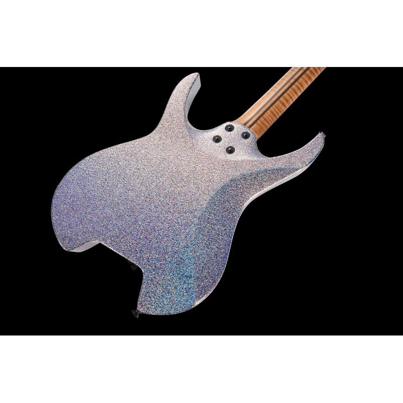 W902-MGCL Электрогитара безголовая со встроенным процессором, серебристая, GTRS