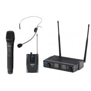 WF-D290HP Беспроводная микрофонная система, ручной и головной микрофон, Soundsation WF-D290HP Беспроводная микрофонная система, ручной и головной микрофон, Soundsation