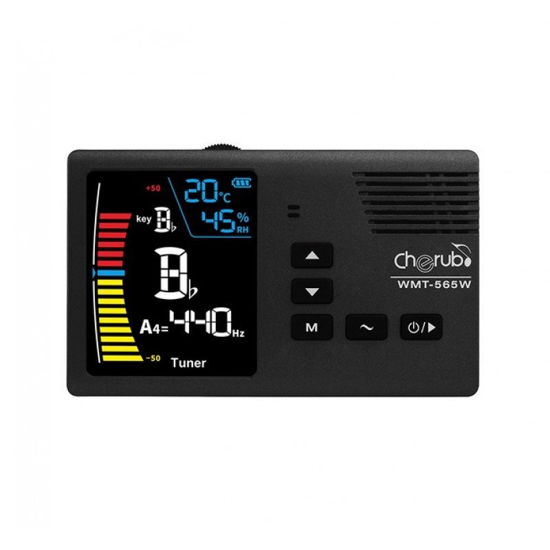 WMT-565W Метроном / тюнер / тон-генератор, для духовых инструментов, Cherub