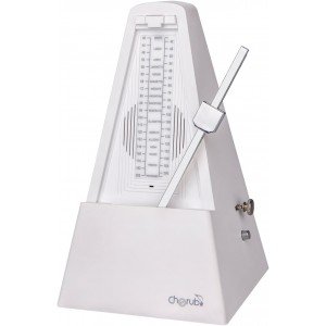 WSM-290P-WH Метроном механический/цифровой, белый, Cherub WSM-290P-WH Метроном механический/цифровой, белый, Cherub