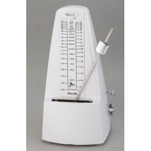 WSM-330WH Метроном механический белый Cherub