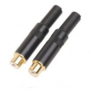 XLINE Cables RCON RCA F 06 Разъем RCA-мама из никелированной стали