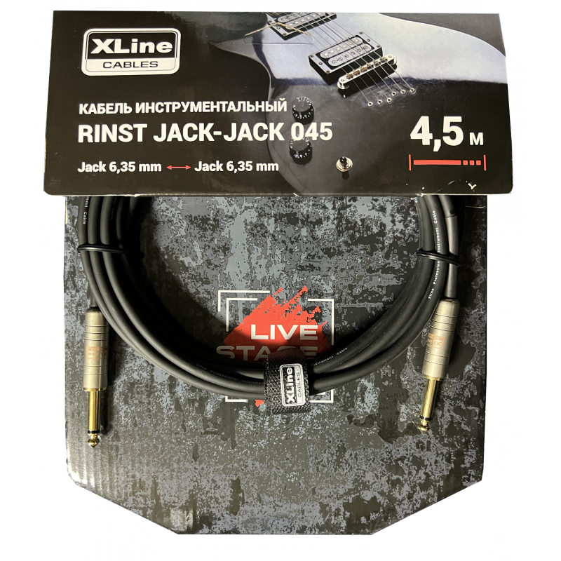 XLINE Cables RINST JACK-JACK 045 Кабель инструметальный XLINE Cables RINST JACK-JACK 045 Кабель инструметальный