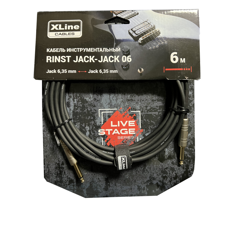 XLINE Cables RINST JACK-JACK 06 Кабель инструментальный XLINE Cables RINST JACK-JACK 06 Кабель инструментальный