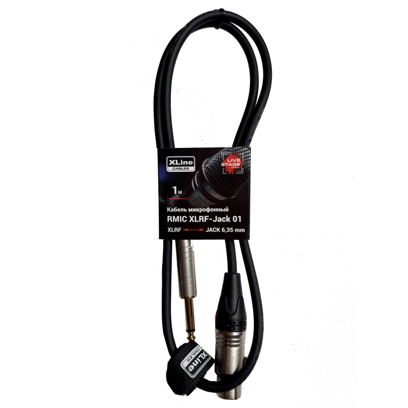 XLINE Cables RMIC XLRF-JACK 01 Кабель микрофонный XLINE Cables RMIC XLRF-JACK 01 Кабель микрофонный