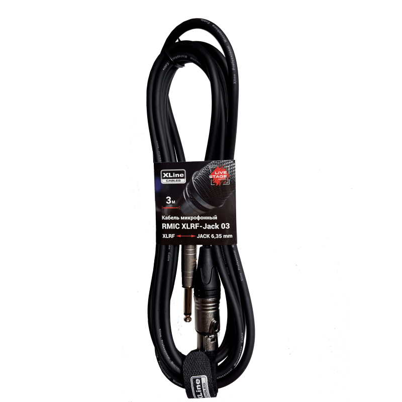 XLINE Cables RMIC XLRF-JACK 03 Кабель микрофонный XLINE Cables RMIC XLRF-JACK 03 Кабель микрофонный