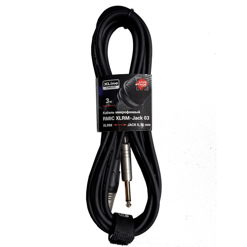 XLINE Cables RMIC XLRM-JACK 03 Кабель микрофонный XLINE Cables RMIC XLRM-JACK 03 Кабель микрофонный