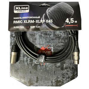 XLINE Cables RMIC XLRM-XLRF 045 Кабель микрофонный