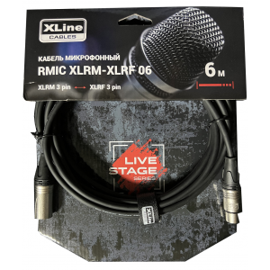 XLINE Cables RMIC XLRM-XLRF 06 Кабель микрофонный