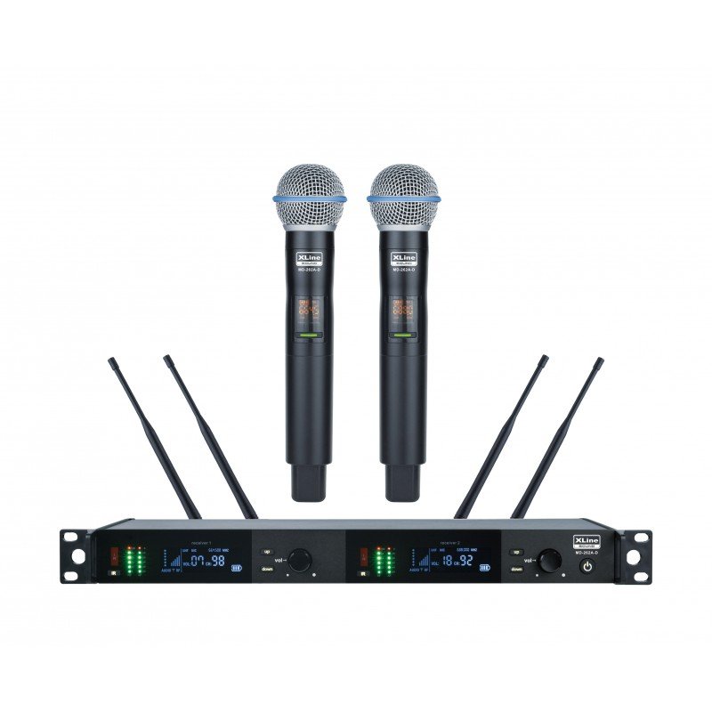 XLINE MD-262A-D(NEW) Радиосистема c 2-мя ручными передатчиками