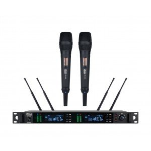 XLINE MD-968A(NEW) Двухканальная радиосистема с двумя ручными передатчиками