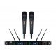 XLINE MD-968A(NEW) Двухканальная радиосистема с двумя ручными передатчиками