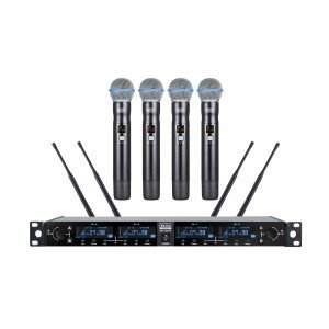 XLINE WS-1200A Радиосистема четырехканальная с четыремя ручными передатчикам XLINE WS-1200A Радиосистема четырехканальная с четыремя ручными передатчикам