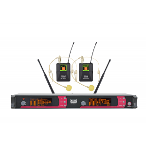 XLine MD-262A-E Радиосистема двухканальная c двумя поясными передатчиками XLine MD-262A-E Радиосистема двухканальная c двумя поясными передатчиками