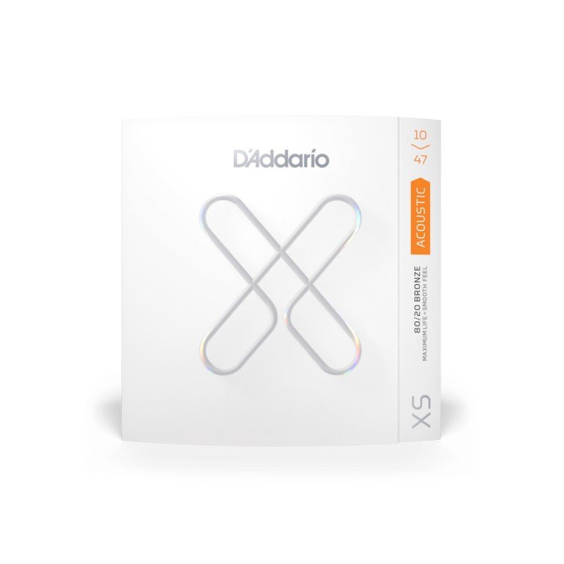 XSABR1047 XS Комплект струн для акустической гитары, бронза 80/20, 10-47, D'Addario