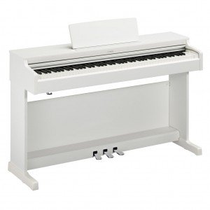 YDP-165WH Arius Цифровое пианино со стойкой и педалью, белое, Yamaha YDP-165WH Arius Цифровое пианино со стойкой и педалью, белое, Yamaha