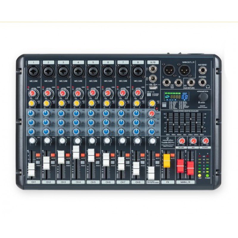 YouMix-810-Pro Микшерный пульт, 10 каналов, Soundsation