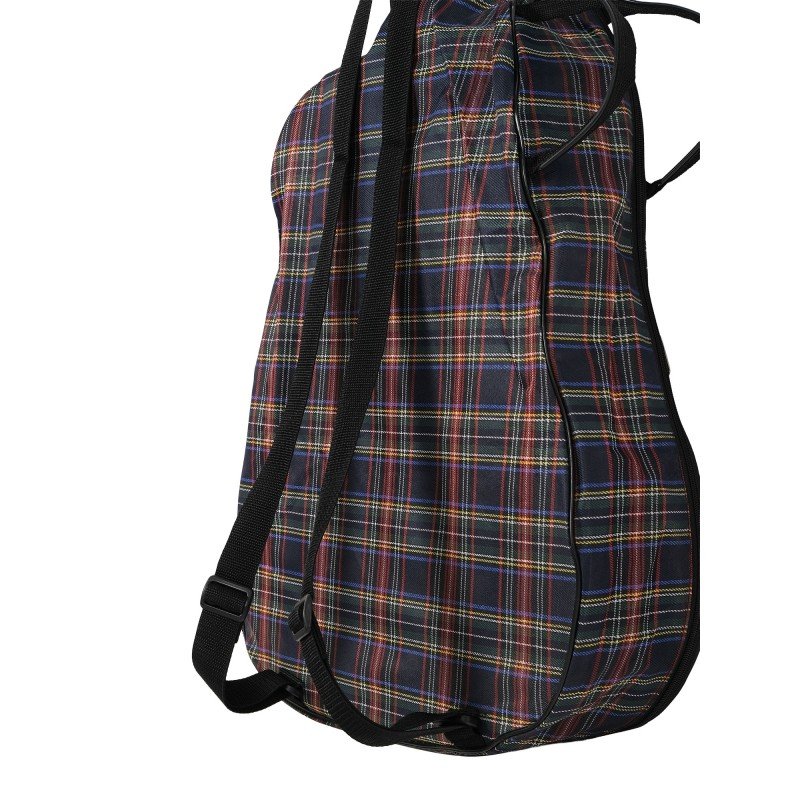 Г12-1-КрК Чехол для 12-струнной гитары, красная клетка, AMC