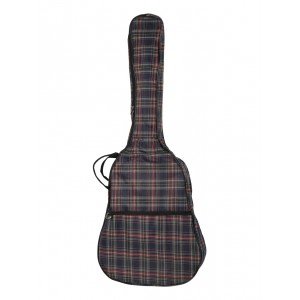 Г12-1-КрК Чехол для 12-струнной гитары, красная клетка, AMC