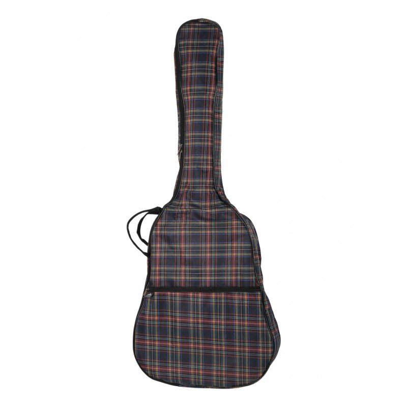 Г12-1-КрК Чехол для 12-струнной гитары, красная клетка, AMC