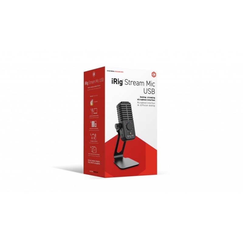 iRig-Stream-Mic-USB Микрофон USB и аудиоинтерфейс, IK Multimedia